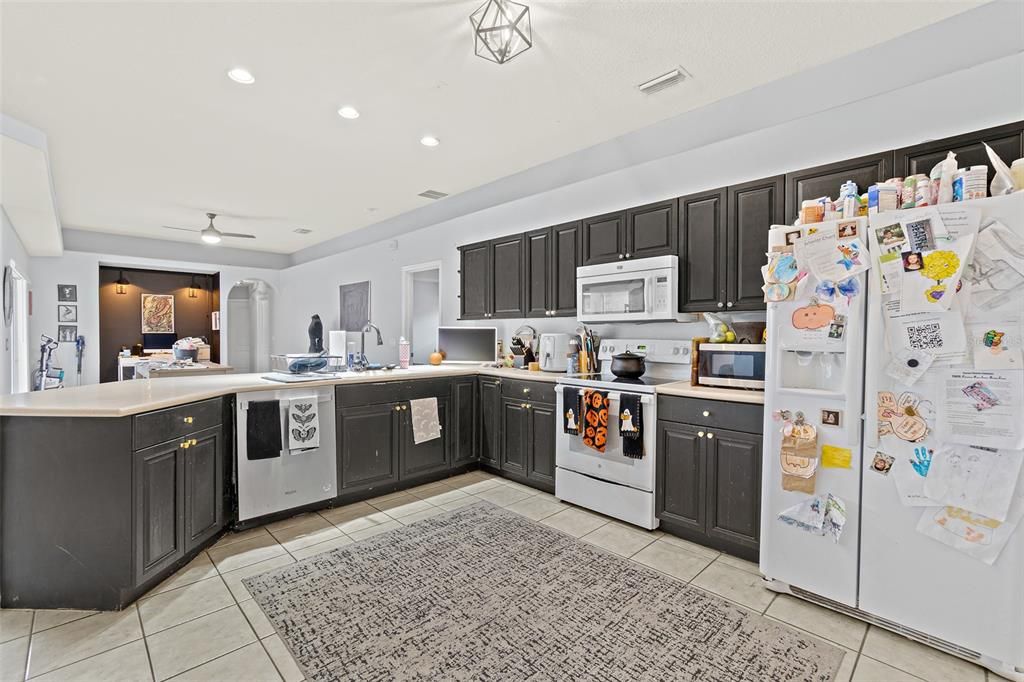 Interior, Kitchen, Recessed Lighting