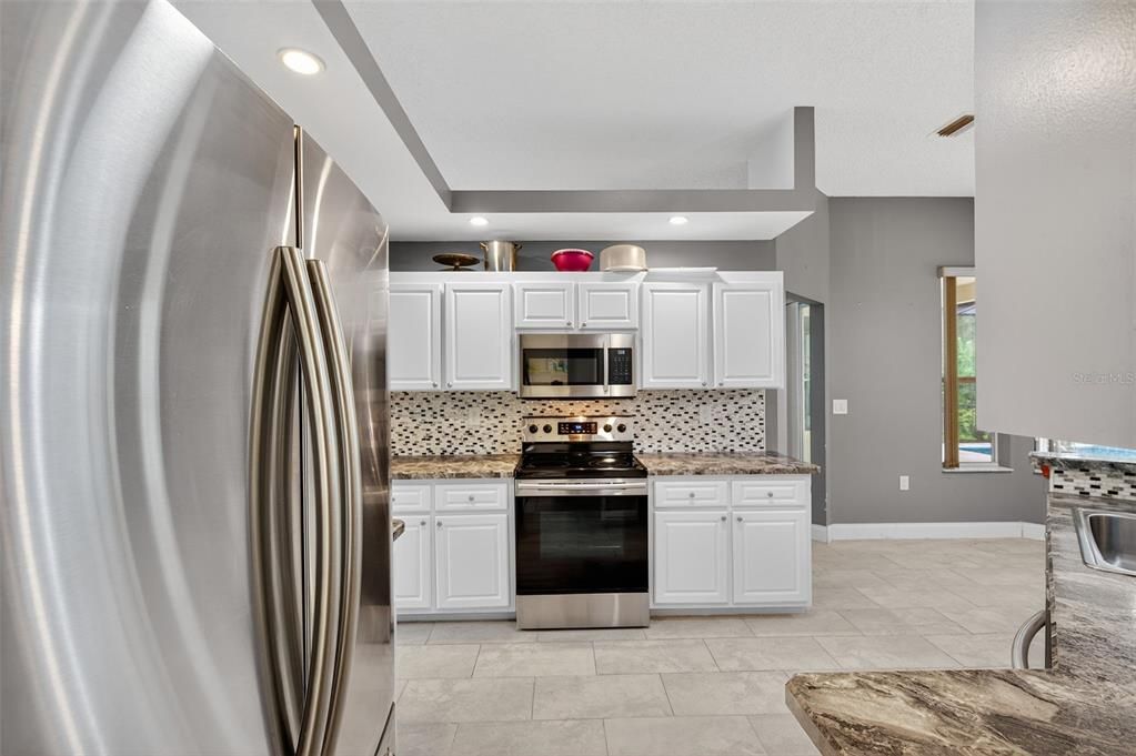 Interior, Kitchen, Recessed Lighting, Stainless Steel Appliances