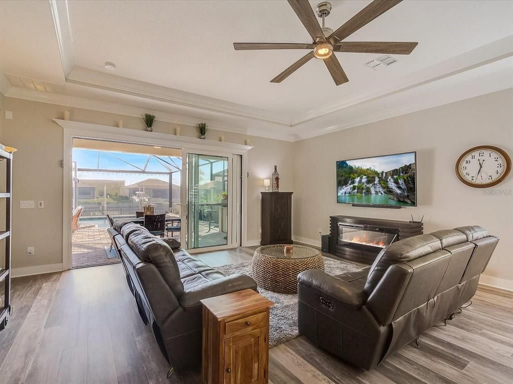 Fireplace, Interior, Living room, Wood Texture Flooring