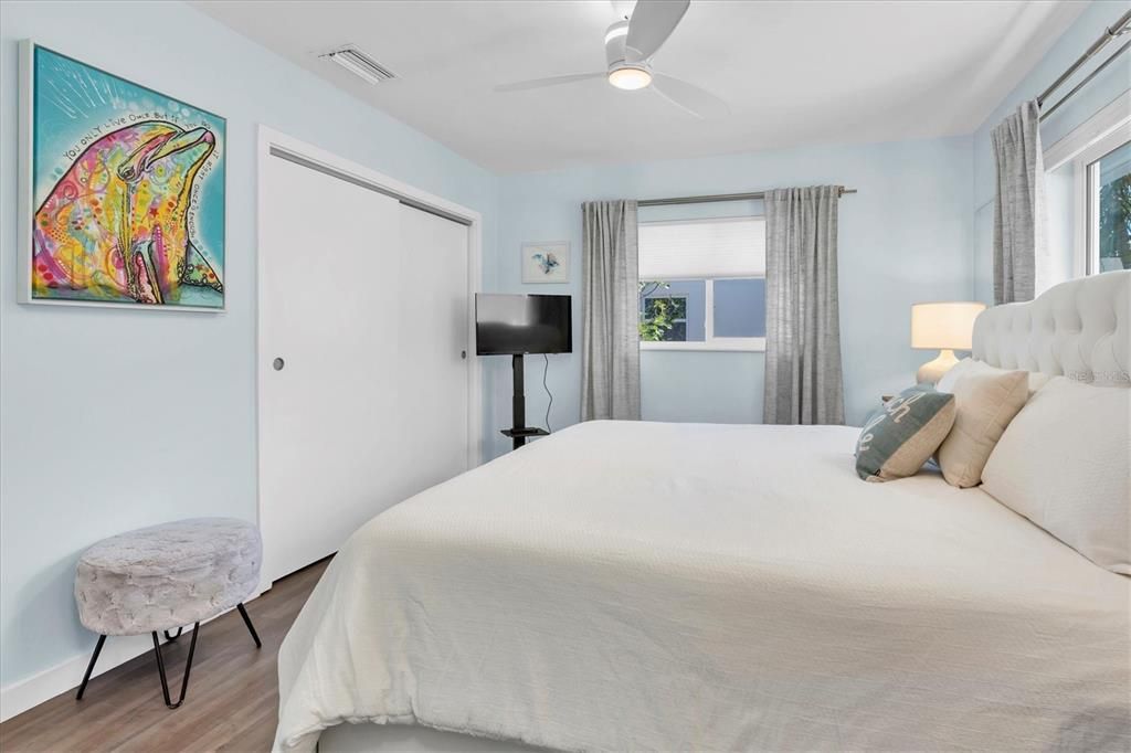 Bedroom, Interior, Wood Texture Flooring