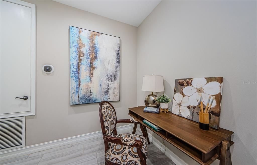 Home Office, Interior, Wood Texture Flooring