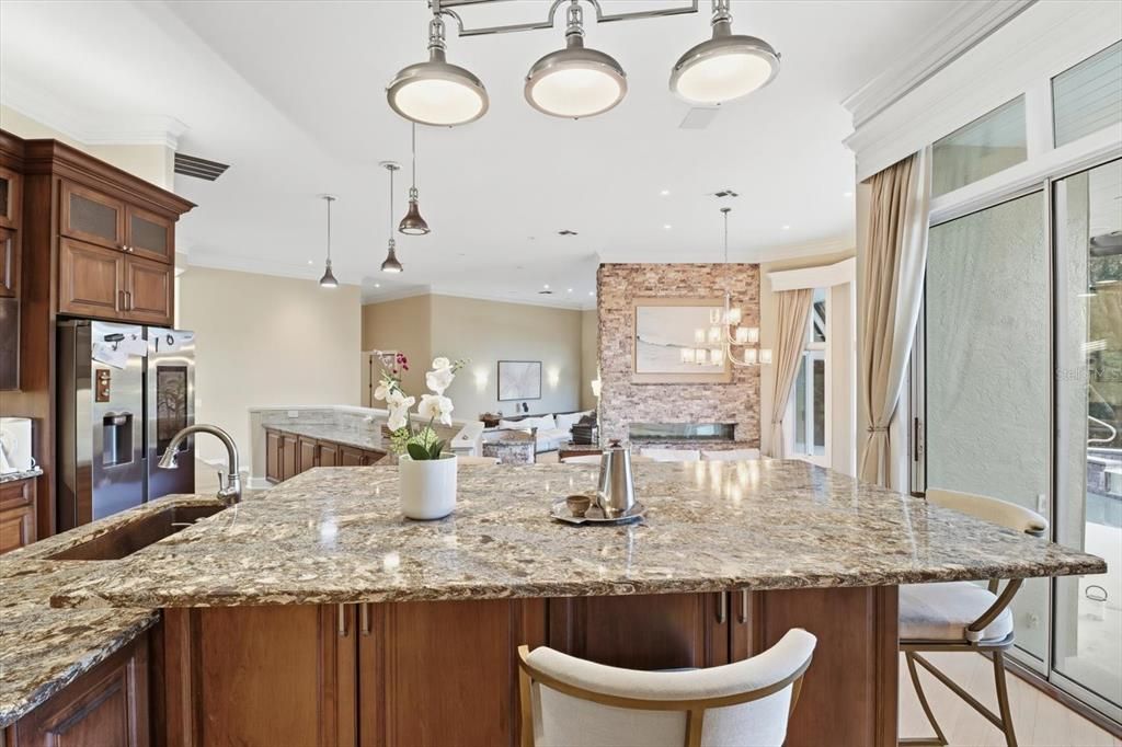 Chandelier, Interior, Kitchen, Pendant Lights, Recessed Lighting