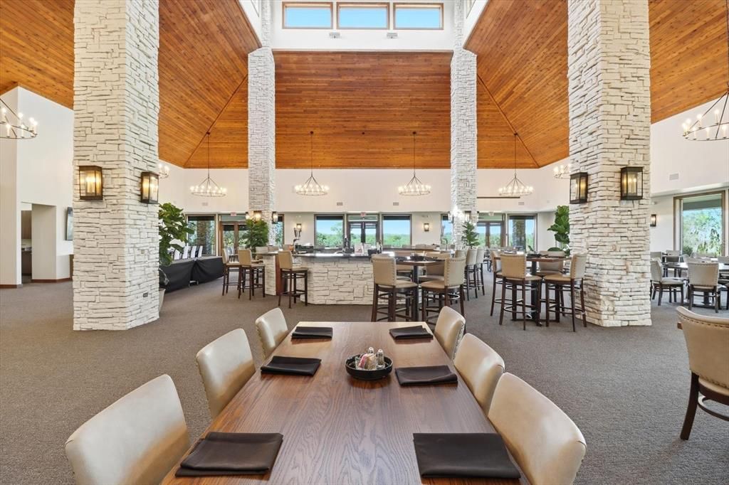 Dining room, Interior, Pendant Lights, Wooden Ceilings