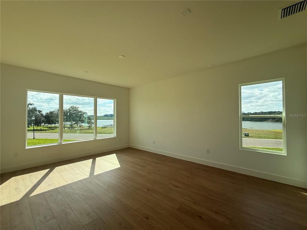 Empty room, Interior, Water, Wood Texture Flooring