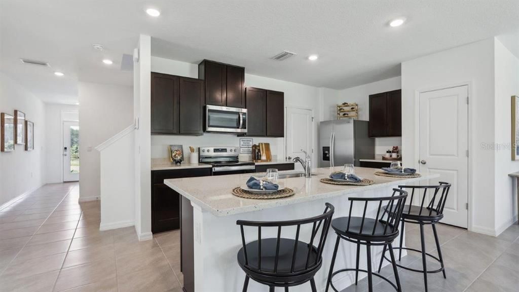 Interior, Kitchen, Recessed Lighting, Stainless Steel Appliances