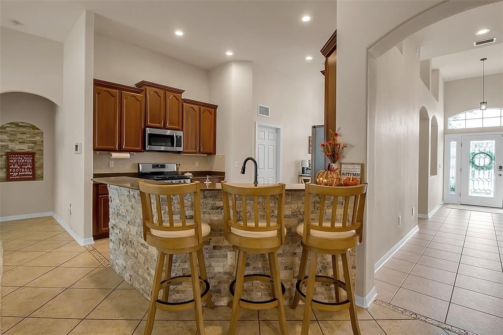 Interior, Kitchen, Pendant Lights, Recessed Lighting