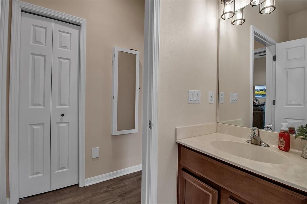 Bathroom, Interior, Wood Texture Flooring