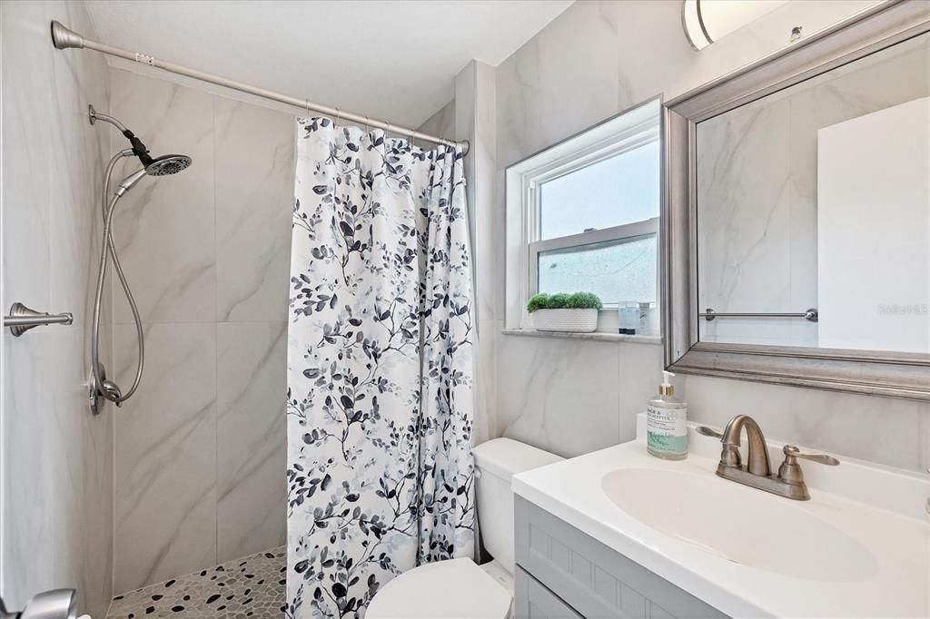 Bathroom, Interior, Marble Walls