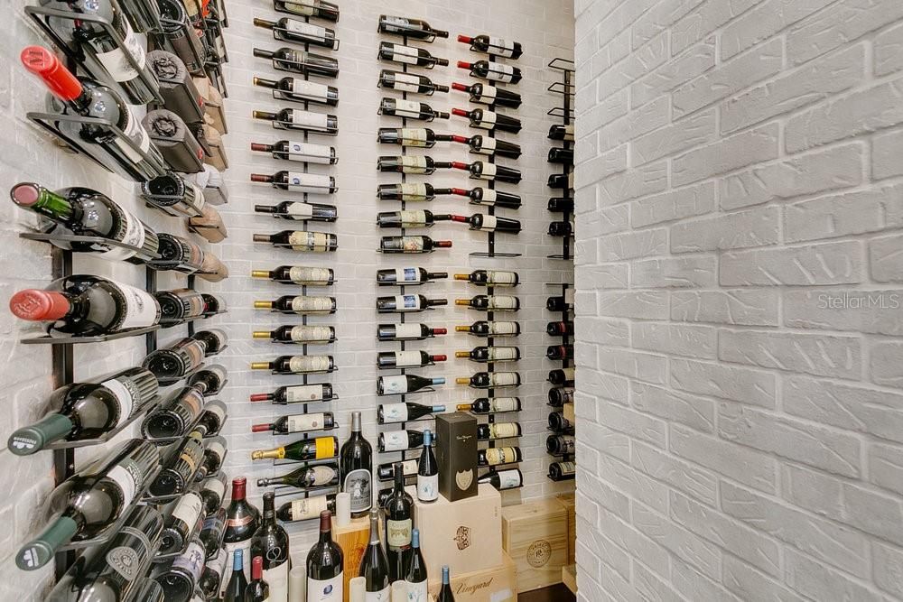 Interior, Stone Walls, Wine Storage