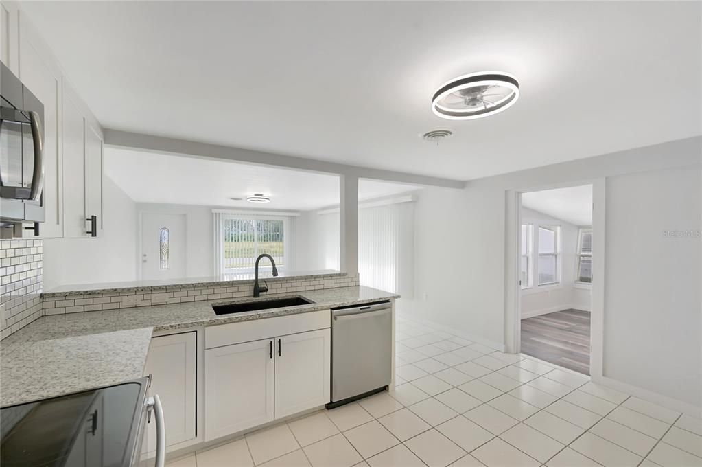 Interior, Kitchen, Wood Texture Flooring