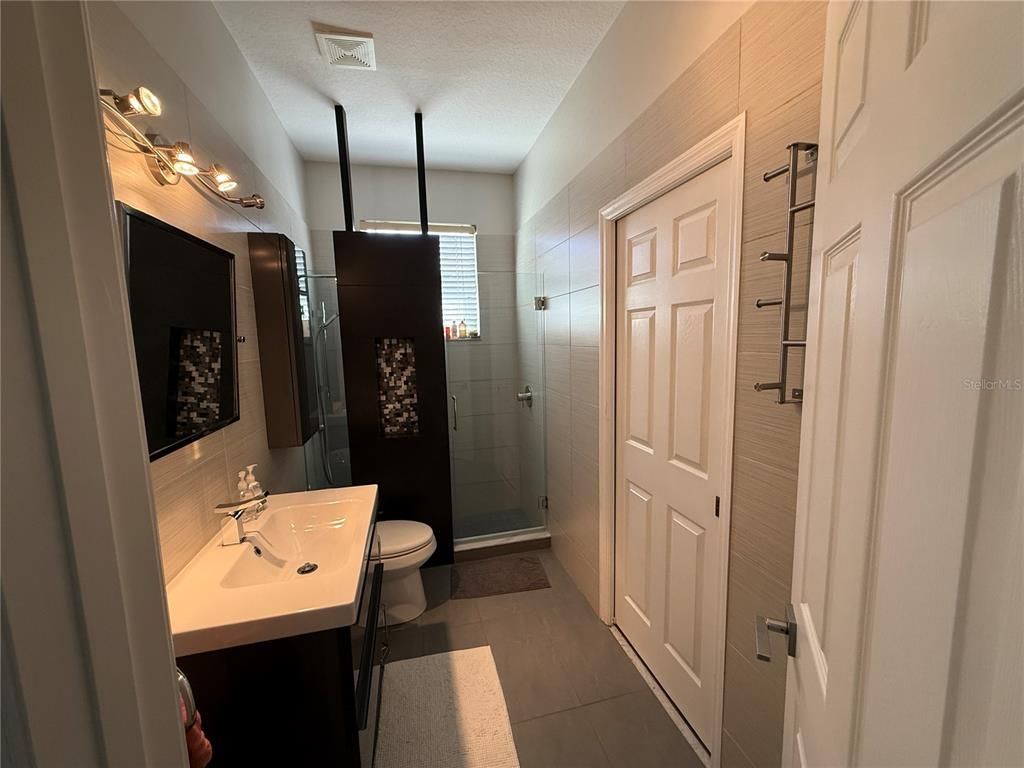 Bathroom, Glass Shower, Interior