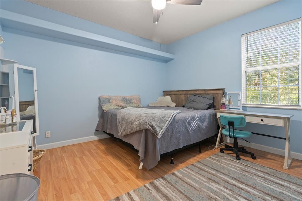 Bedroom, Home Office, Interior, Wood Texture Flooring