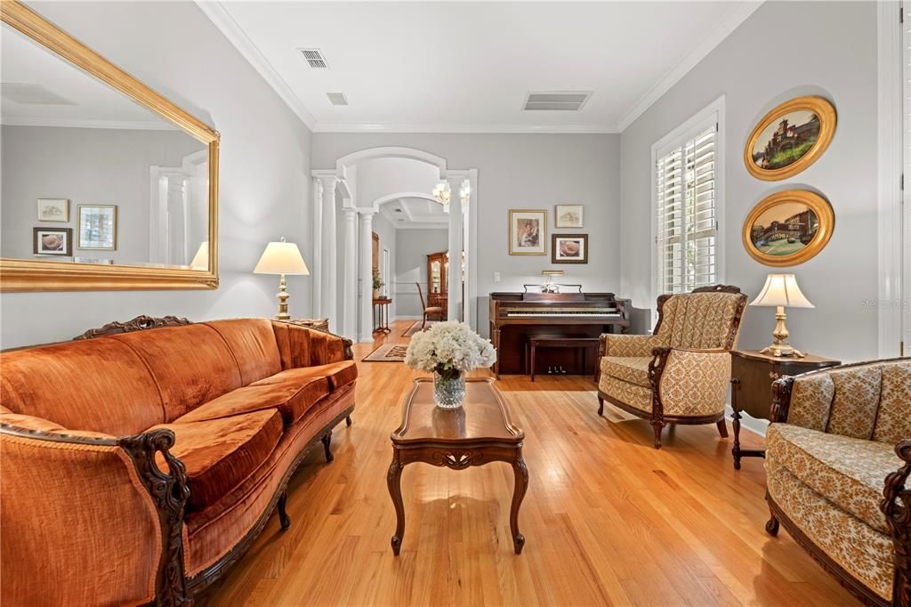 Interior, Living room, Piano, Wood Texture Flooring