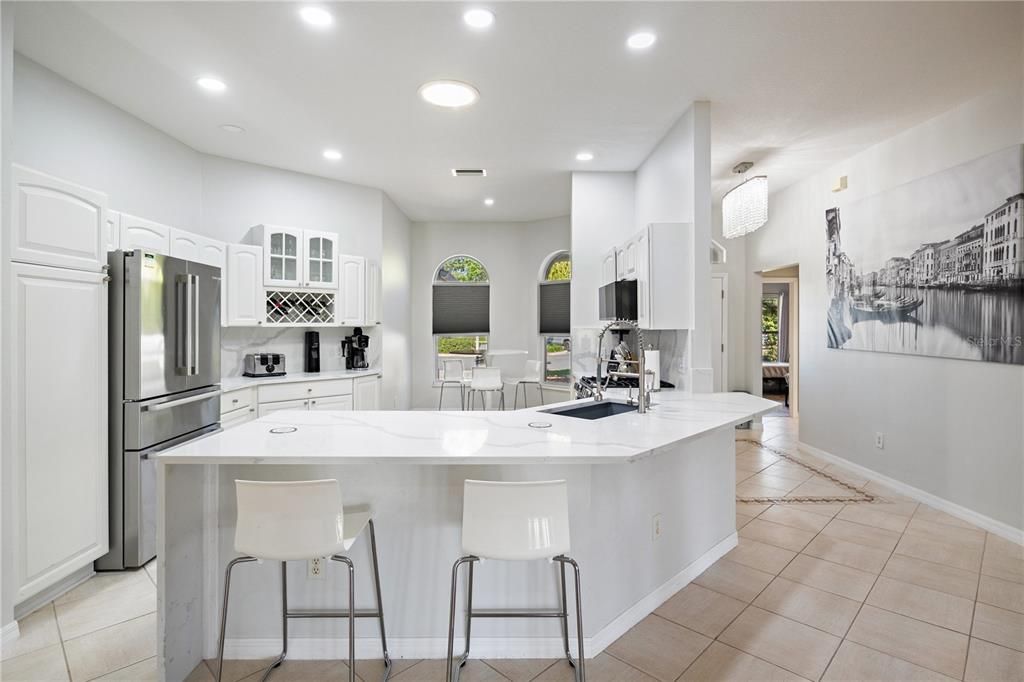 Interior, Kitchen, Recessed Lighting, Stainless Steel Appliances