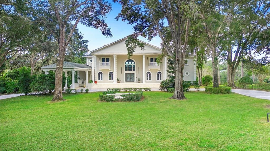 Backyard, Exterior, Facade, French Provincial