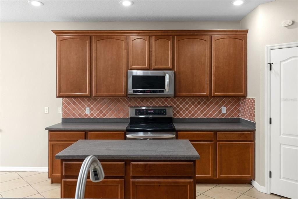 Interior, Kitchen, Recessed Lighting, Stainless Steel Appliances