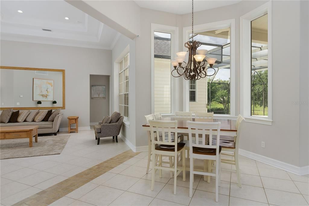 Chandelier, Dining room, Interior, Recessed Lighting