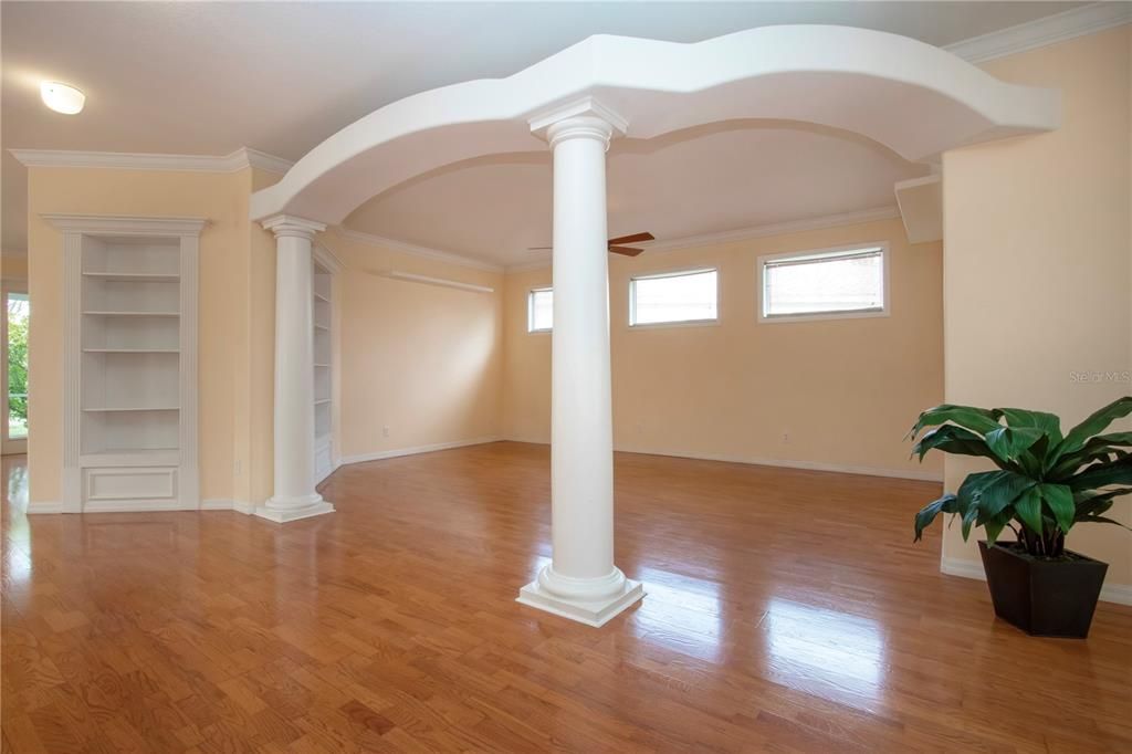 Empty room, Interior, Wood Texture Flooring