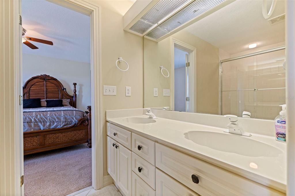 Bathroom, Bedroom, Dual Sink Vanities, Glass Shower, Interior