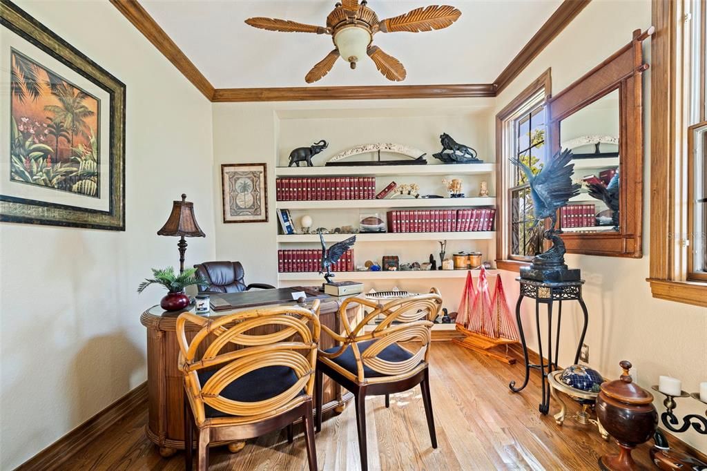 Home Office, Interior, Wood Texture Flooring