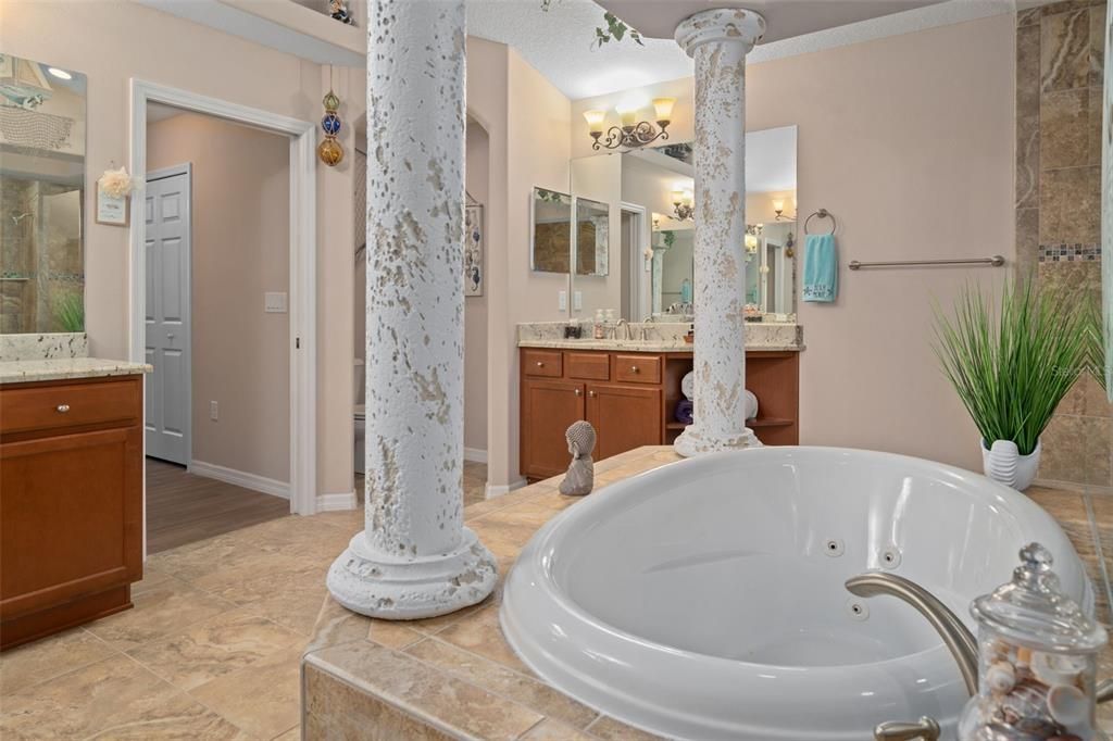 Bathroom, Interior, Wood Texture Flooring