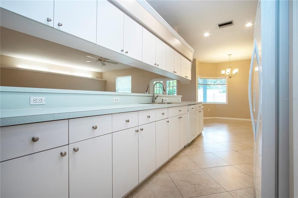 Chandelier, Interior, Kitchen, Recessed Lighting