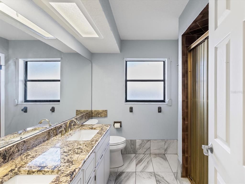 Bathroom, Dual Sink Vanities, Interior, Marble