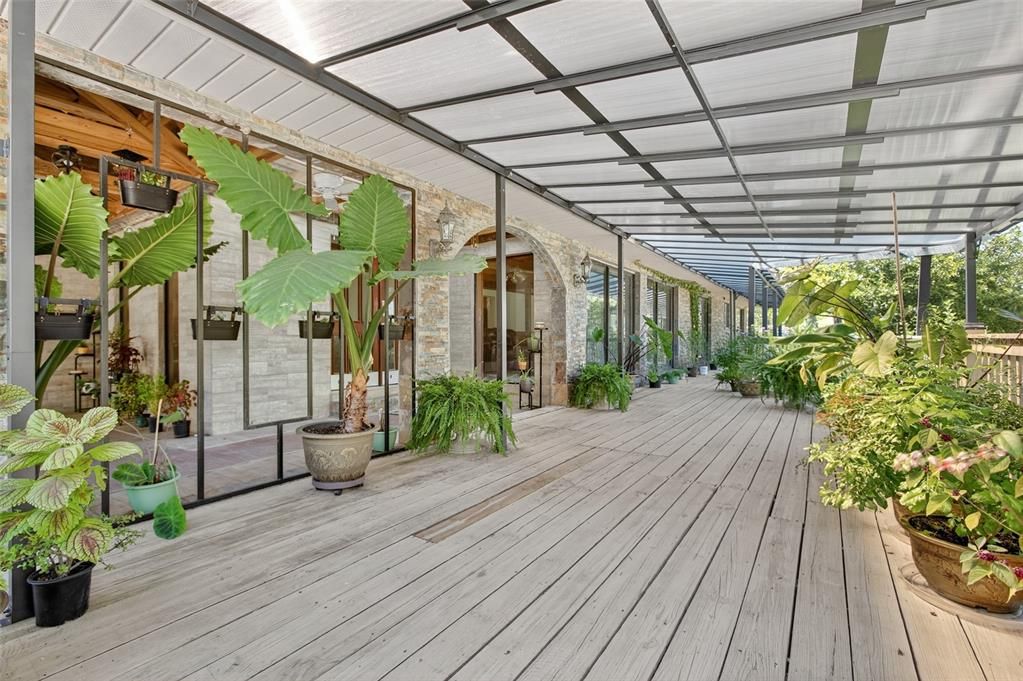 Exterior, Sun Room, Wood Texture Flooring