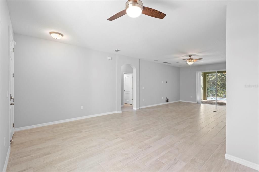 Empty room, Interior, Wood Texture Flooring