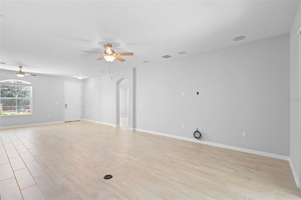 Empty room, Interior, Wood Texture Flooring