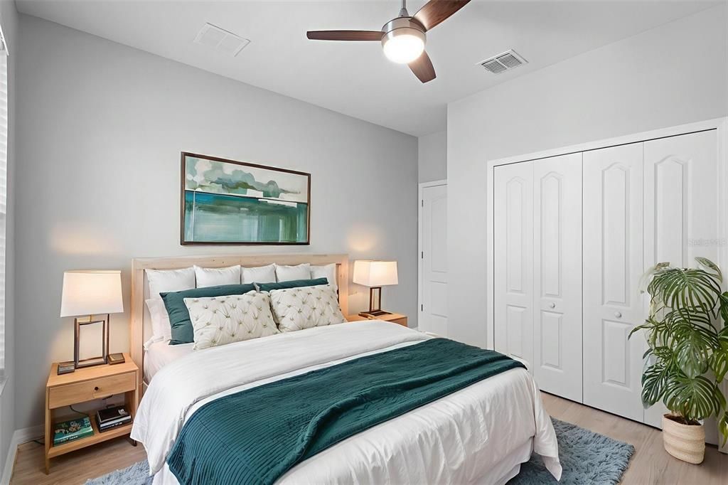 Bedroom, Interior, Wood Texture Flooring