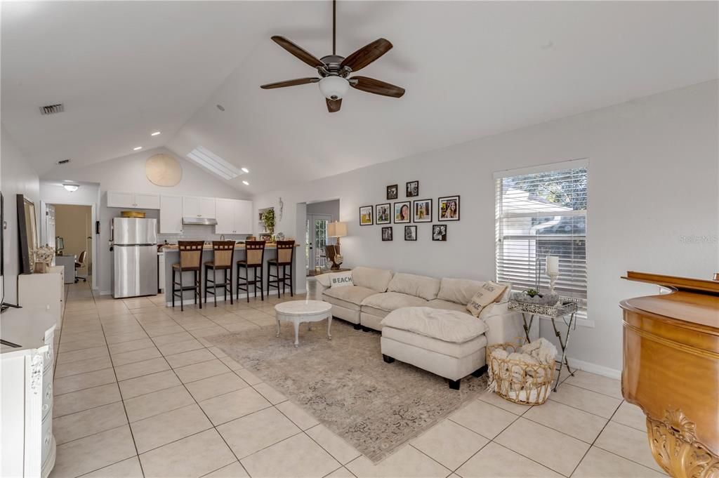 Interior, Kitchen, Living room, Recessed Lighting, Stainless Steel Appliances