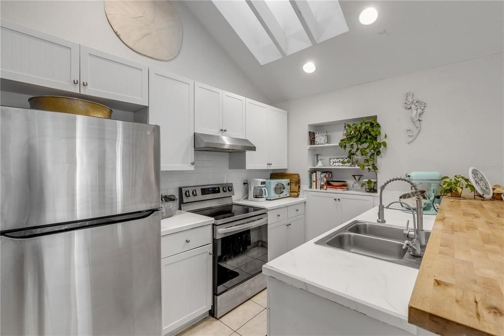 Interior, Kitchen, Recessed Lighting, Stainless Steel Appliances
