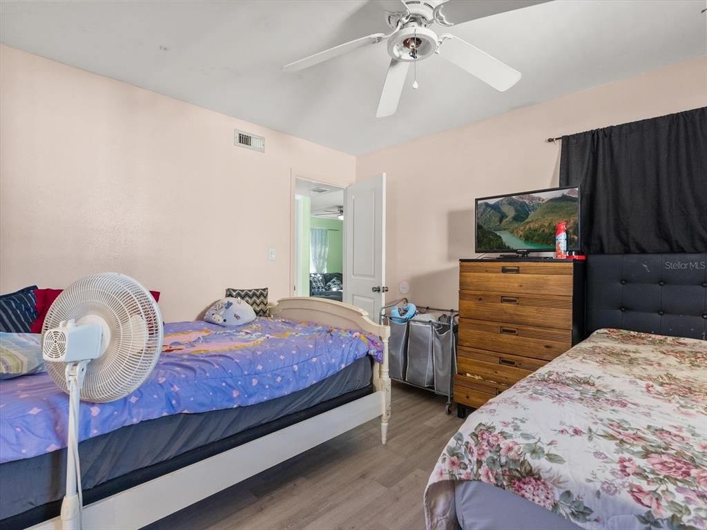 Bedroom, Interior, Wood Texture Flooring