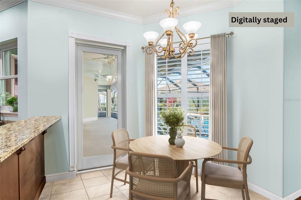 Chandelier, Dining room, Interior