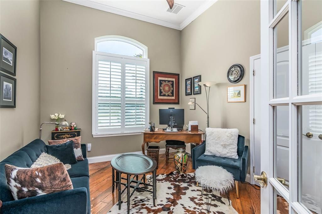 Home Office, Interior, Wood Texture Flooring