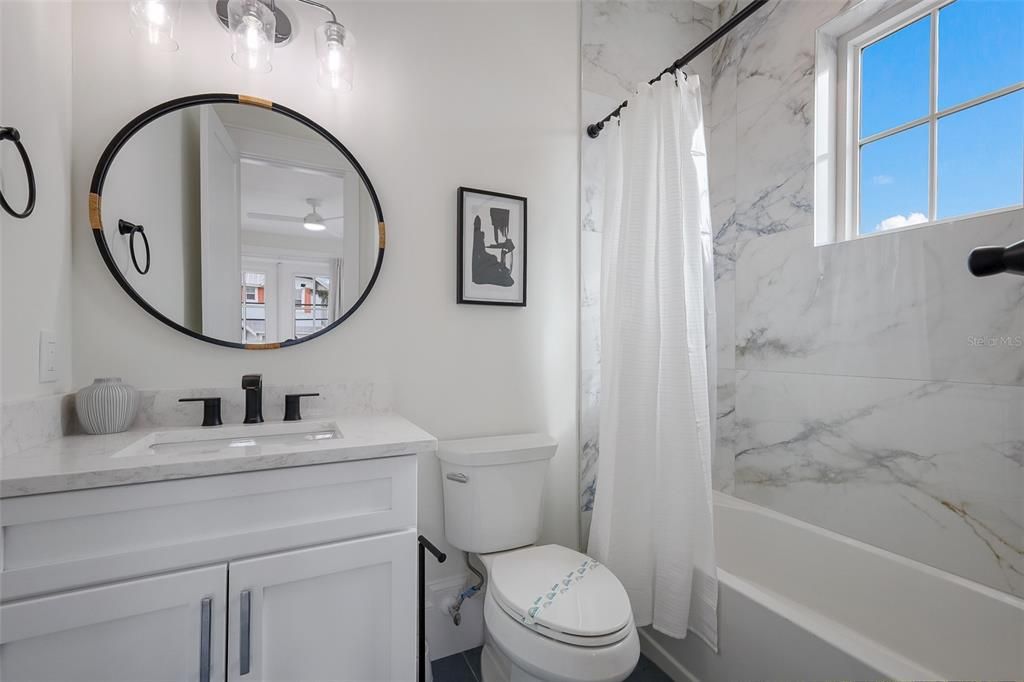 Bathroom, Interior, Marble Walls