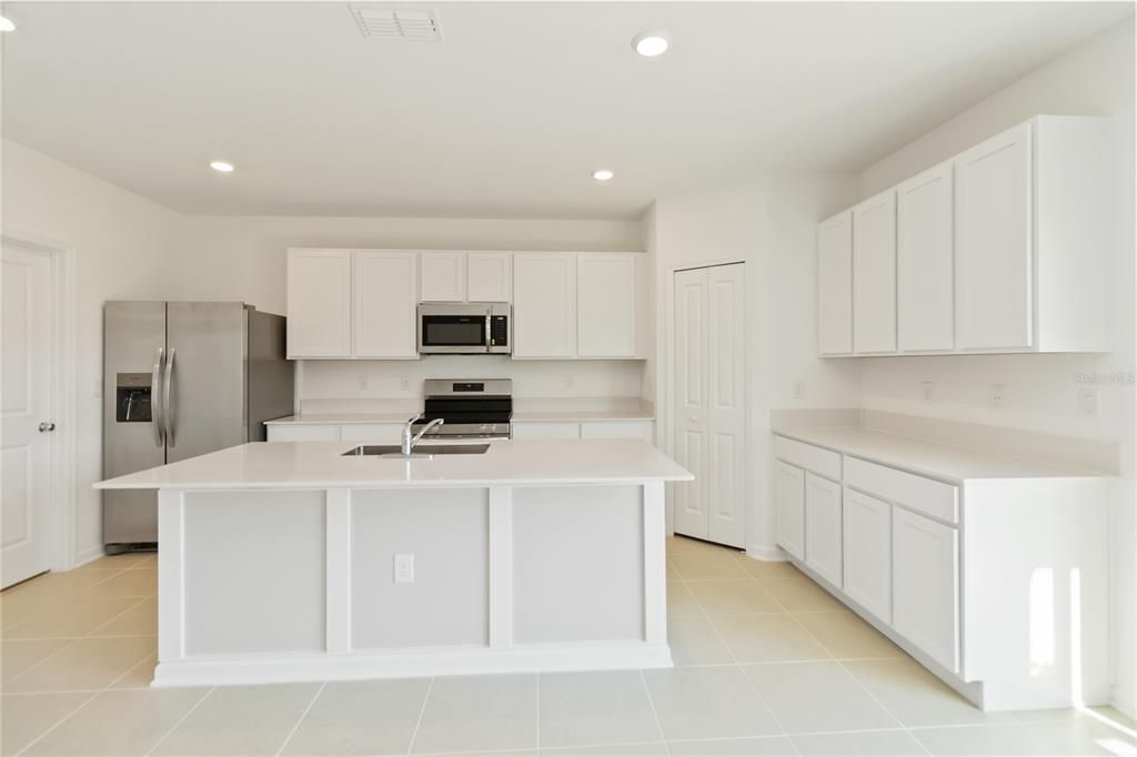 Interior, Kitchen, Recessed Lighting, Stainless Steel Appliances