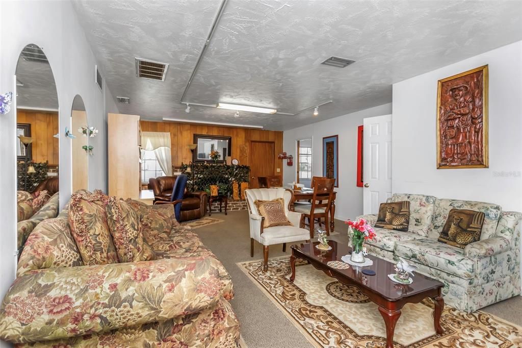 Interior, Living room, Wooden Walls