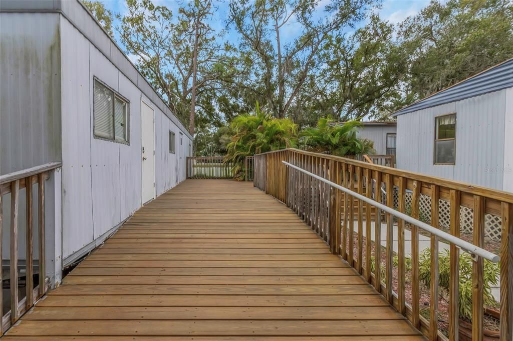 Exterior, Wood Texture Flooring