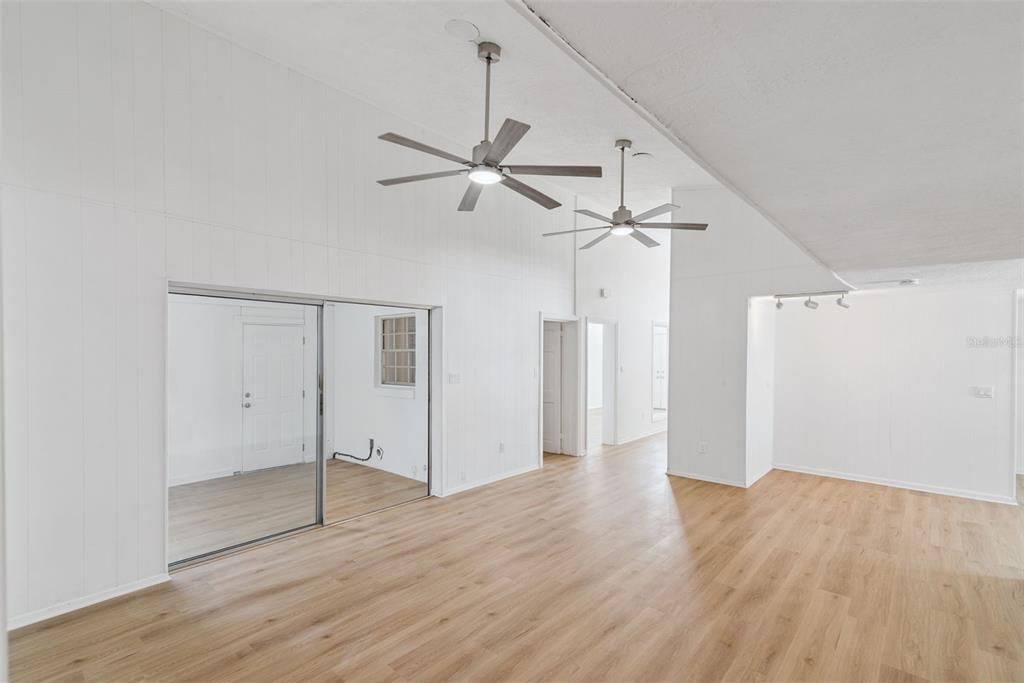 Empty room, Interior, Wood Texture Flooring