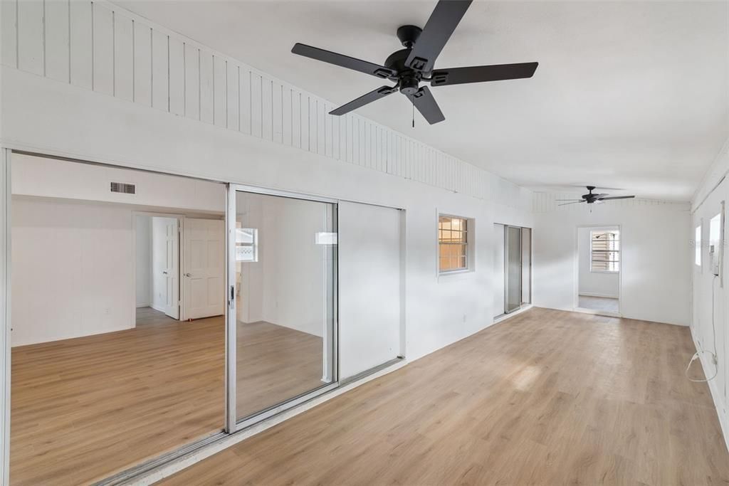 Empty room, Interior, Wood Texture Flooring