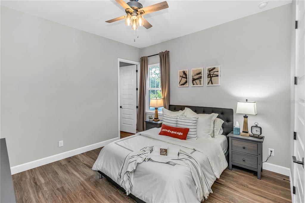 Bedroom, Interior, Wood Texture Flooring