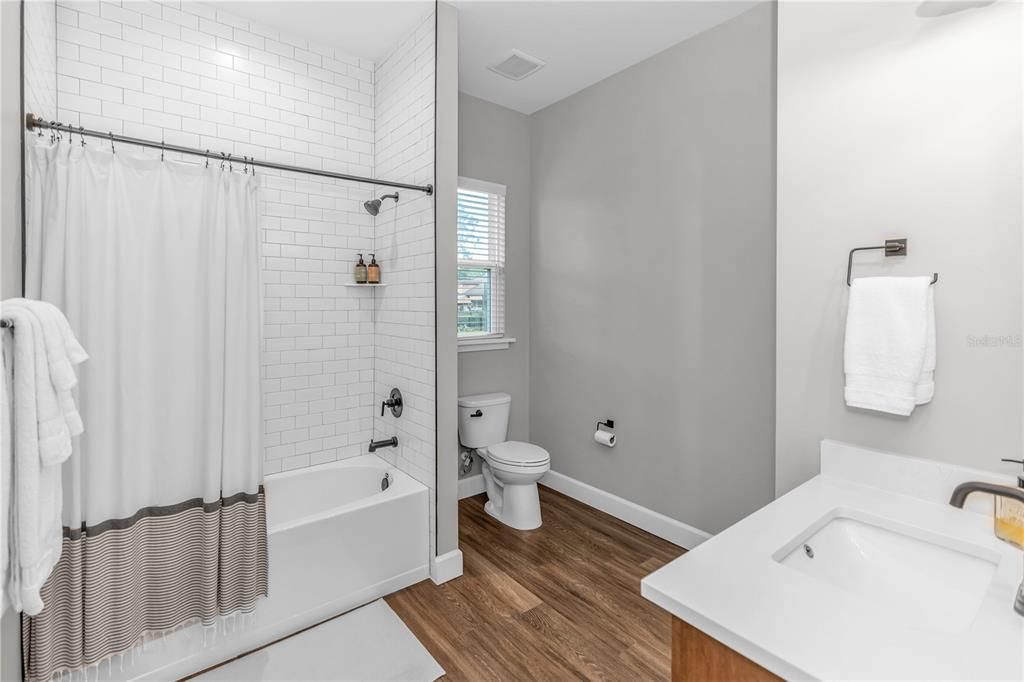 Bathroom, Interior, Wood Texture Flooring