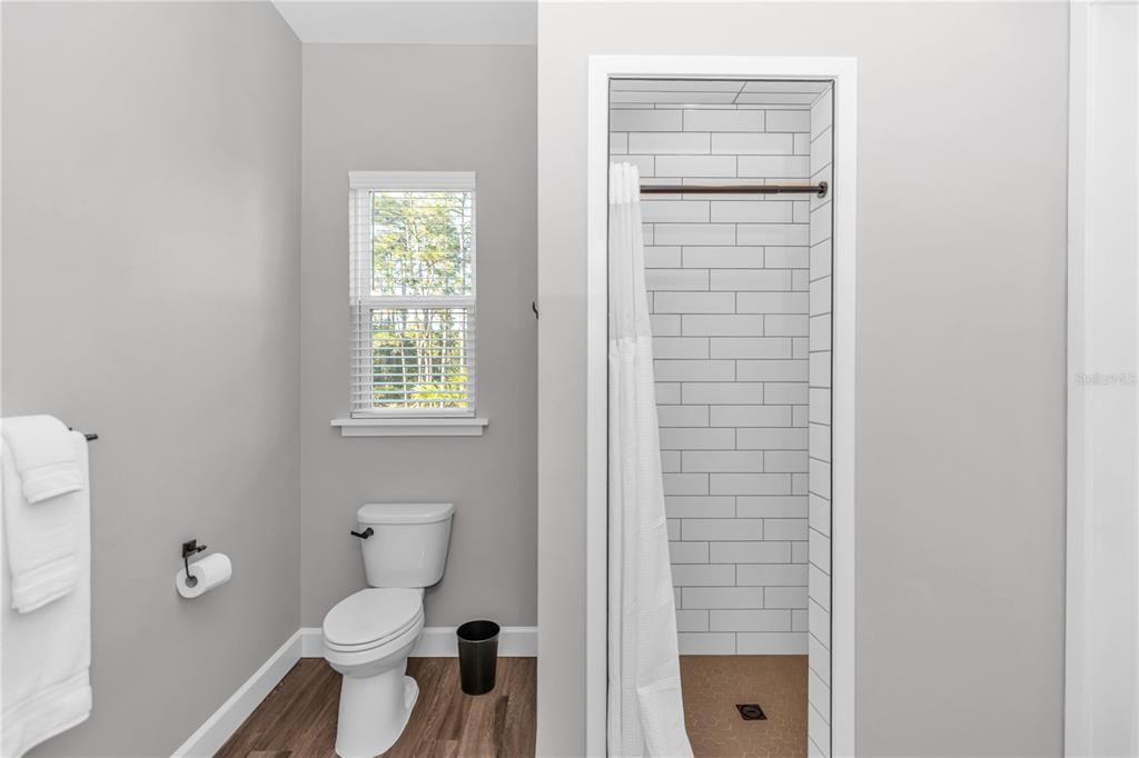 Bathroom, Interior, Wood Texture Flooring