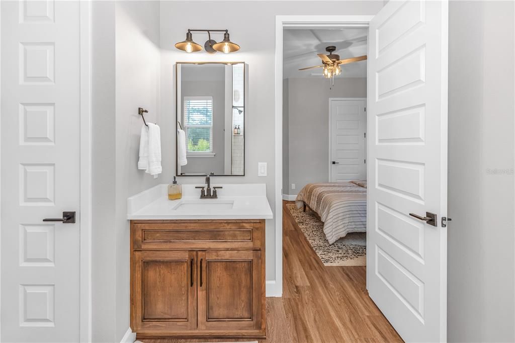 Bathroom, Interior, Wood Texture Flooring
