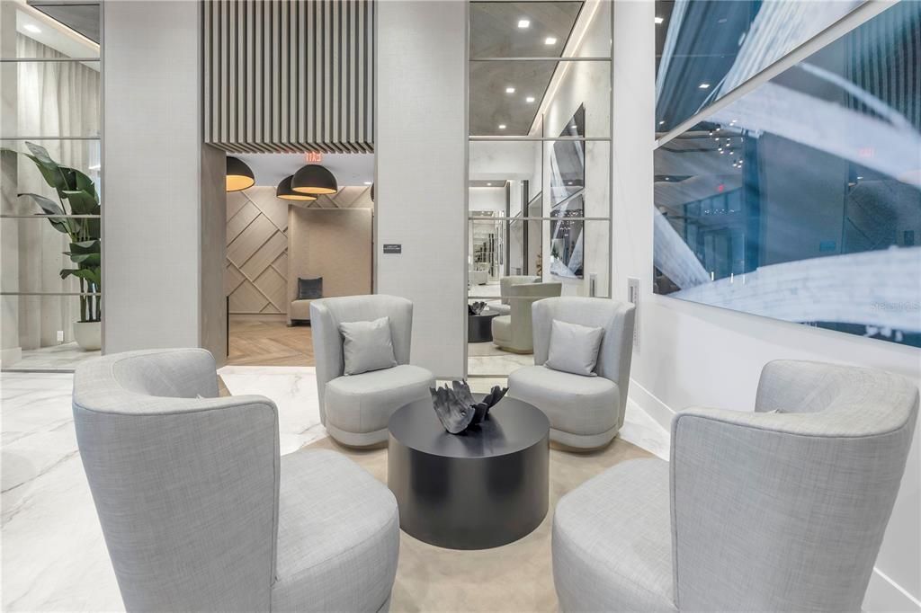 Interior, Marble, Recessed Lighting