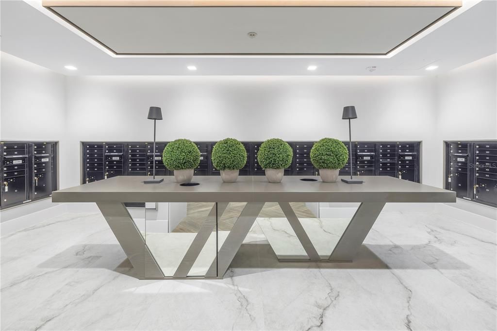 Interior, Marble, Recessed Lighting