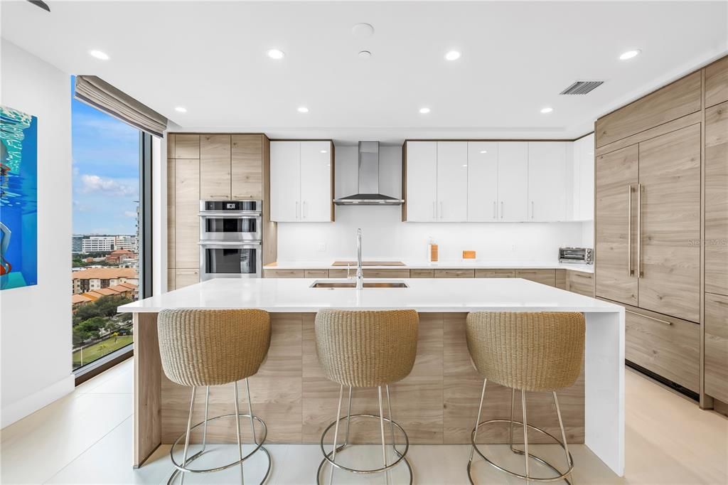 Interior, Kitchen, Recessed Lighting, Stainless Steel Appliances