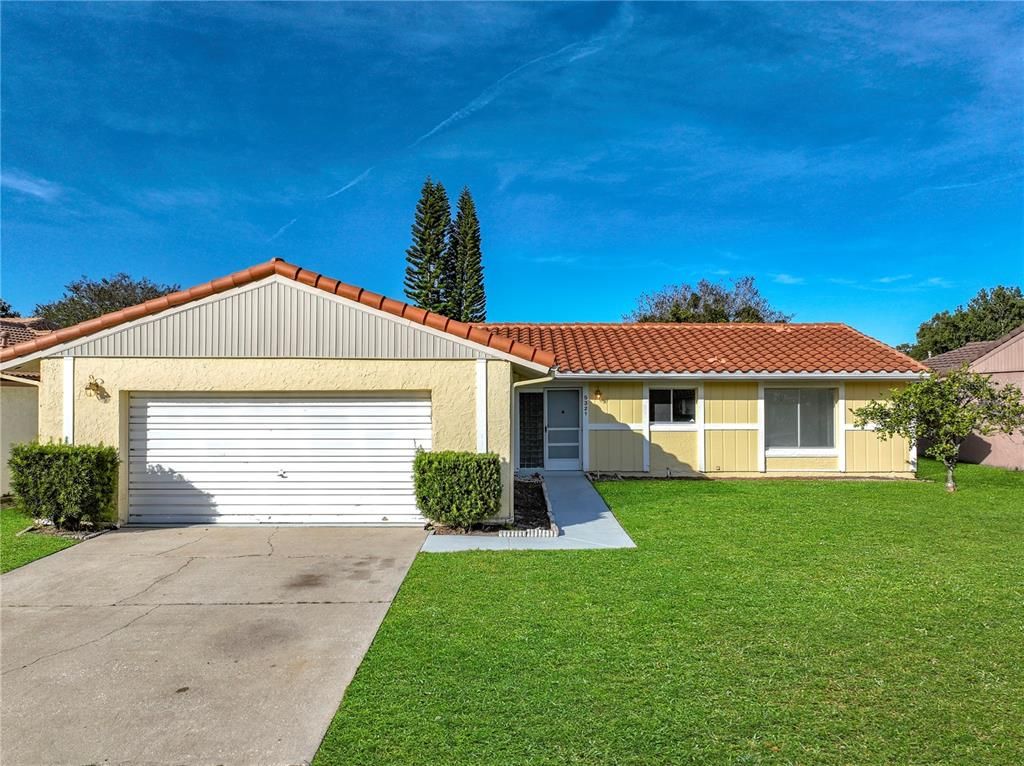 Attached, Backyard, Exterior, Facade, Spanish Mediterranean